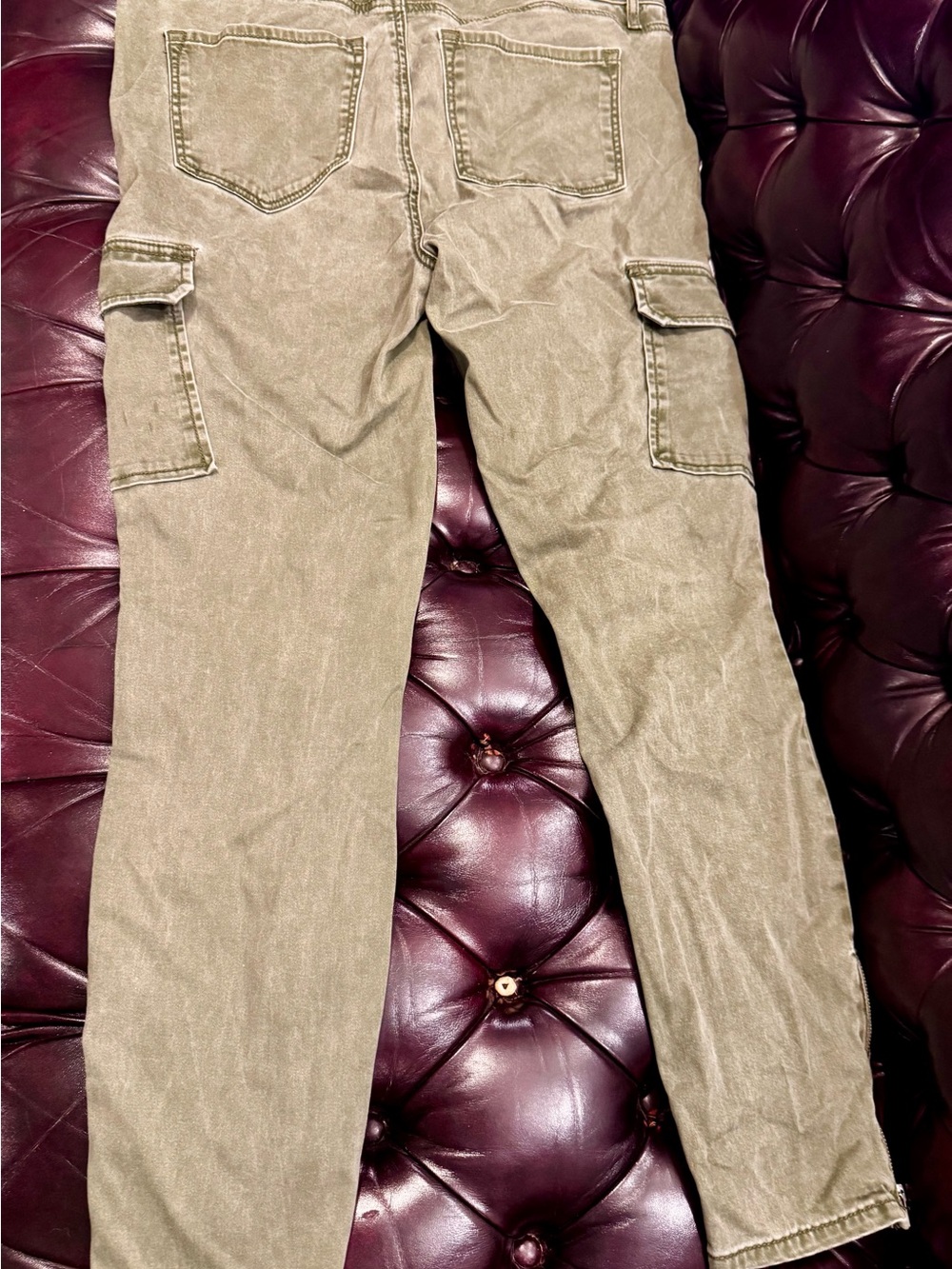 LOFT Olive Green Cargo Pants